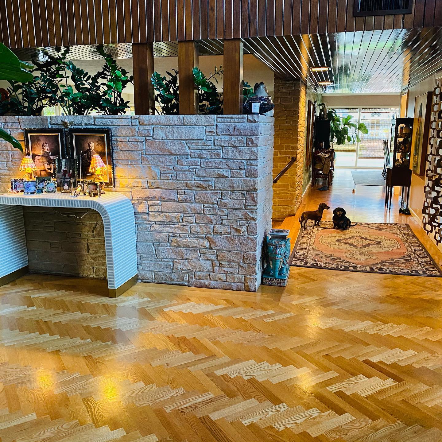 Hardwood floor work by Thibodeau Floors